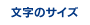 文字サイズ