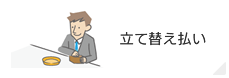 立て替え払い